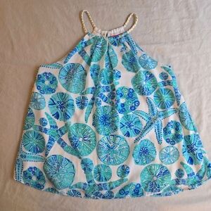 Lilly Pulitzer for Target Starfish Sand Dollar Tank Top sz S